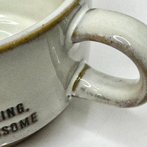 Hearth & Hand Magnolia 10oz Mugs Morning Handsome Beautiful Stoneware Pair of 2 - Picture 8 of 12